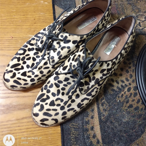 Halogen Calf Hair Animal Print
